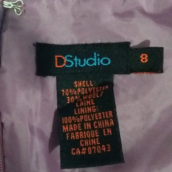 DStudio Purple pattern warm Skirt - Picture 5 of 5